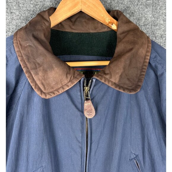 Vintage Timberland Jacket Mens Large Barn Chore Coat Blue Work Waterproof - Picture 6 of 16